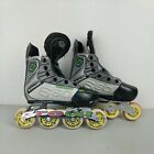 Tour Hockey Roller Blades ZT 660 Youth Inline Skates SZ 11-1 Adjustable No Laces