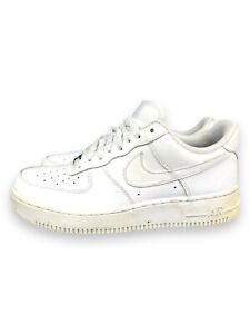 Nike Air Force 1 315122-111 White Leather Mens Shoes Size 9.5 USED Dunks Gym