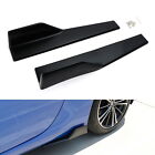 Left/Right Black Universal Rear Side Skirt Winglets Diffusers Extension For Car (For: 1997 Jeep Wrangler Base Sport Utility 2-Door 2....)