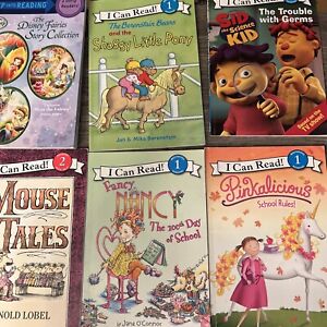 New ListingI Can Read Book Lot Level 1-2-3 Disney Story Collection Reading Fun