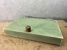 Wood Storage used empty Fishing Lure Wood Bench Top Tackle Box