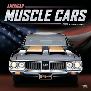 American Muscle Cars 2024 Wall Calendar 12