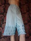 Vintage Adonna Blue  Nylon Culotte Panties Panty Slip Lingerie L