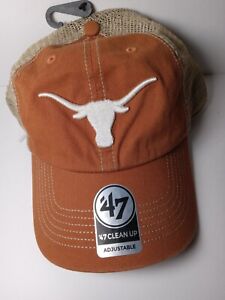 Texas Longhorns '47 Brand Orange Trawler Clean Up Adjustable Trucker Dad Hat