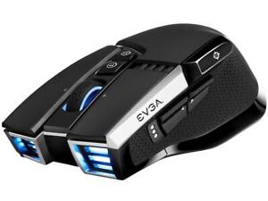 EVGA X20 Gaming Mouse Wireless Black Customizable 16000 DPI 5 Profiles 10 Button