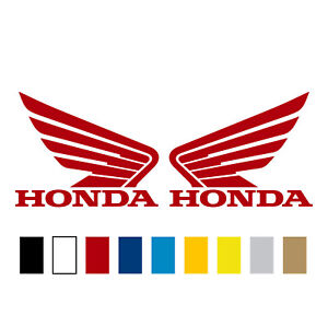 2x Custom Wings Decal Vinyl Sticker for Honda Racing Cars, ATVs, MX, Truck