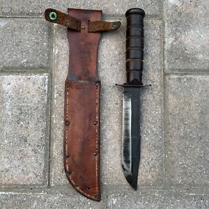 WWII Camillus Cutlery USN Mark 2 MK2 kabar Rare fighting knife