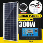 300W Solar Panel Kit 60A 12V Battery Charger with Controller for RV Boat Camping