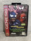 Spiderman Seperation Anxiety Sega Genesis Box