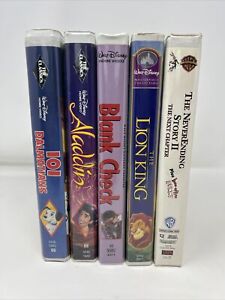 Lot of 5 Disney/WB Children’s VHS Movies