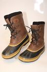 Sorel 1964 Pac Mens 10 44 Brown Winter Snow Insulated Duck Boots NM1439-200