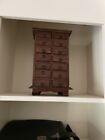 New ListingSet Of 2 Vintage Apothecary Cabinet wood drawer Antique Tool
