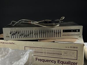 REALISTIC 31-2010 12-BAND STEREO EQUALIZER EQ W IMX EXPANDER WITH THE BOX!