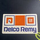 GM DELCO REMY- Original Vintage 60's 70's Racing Decal/Sticker. 6”.