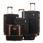 imiono Luggage Set 5-Piece Expandable Lightweight Hard Luggage Set with Swivel