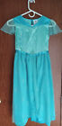 Disney Store Princess Costume Dress Girl's Size 9/10 - Blue Gown