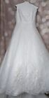 Women's Virgin White Size 14 Bead Embellished Empire Waist Wedding Dress