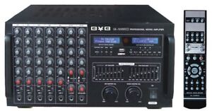 BVB VA-100MKII Professional DJ/KJ 3000W Mixing Amplifier W/ EQ, HDMI, Bluetooth