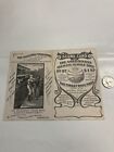 1900s Goldsmith Baseball Sporting Goods advertising card and Score Card Unused