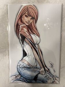 AMAZING SPIDER-MAN 14 - SIGNED J SCOTT CAMPBELL VIRGIN SKETCH COVER F - NM+