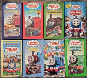 Lot Of 8 Thomas & Friends VHS Calling All Engines Percy Saves The Day Sodor Cele