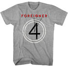 Foreigner 4 Studio Album Men's T-Shirt Cover Art 80s Rock Band Concert Tour Merc