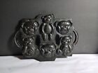 Vintage Cast Iron Teddy Bear Mold - Decor For  Candy And More ! Free Shipping