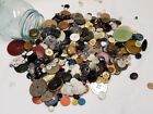 LOT Vintage Sewing Buttons 1930-1950s Estate Sale Find Craft Collectible 1.8 lb