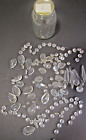 Vintage Collection of Various Crystal Chandelier Replacement Pieces