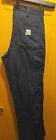 Carhartt FR FLAME RESISTANT 73478-20 DUNGAREE FIT Pants Men's Sz 30x30 Navy Used