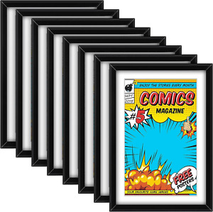 8 Pack Comic Book Frame Comic Book Wall Display Mounted Storage Picture Frames U