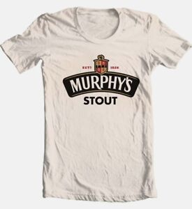 Murphy's Irish Stout T shirt men's regular fit tan graphic tee shirt