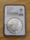 2021 American Silver Eagle NGC MS70 T-1 Silver Degenerates