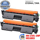 2pk Black CF294A 94A Toner Cartridge for HP LaserJet Pro M118dw M148fdw Printer