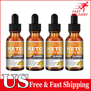 20000mg Keto Diet Drops Ketosis Weight Loss Fat Burner Carb Blocker Supplement