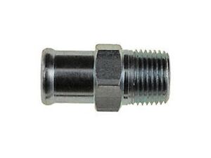 Straight Heater Fitting 5/8 inch hose to 3/8 inch Male Pipe Thread 1-1/2 long
