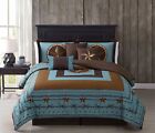 Chezmoi Collection 7-Piece Western Country Star Oversized Bedding Comforter Set