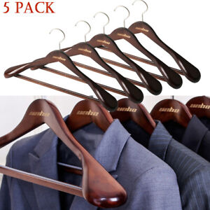 5X Wide-Shoulder Suit Hanger Hotel Coat Hanger for Heavy Large Mans Adults Suits