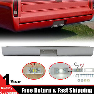 Rear Roll pan w/Plate Box Center & Light Fits 1967-72 Ford F100  Fleetside Steel (For: 1972 Ford F-100)