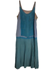 Repurpose Study 1920s Blue Silk Pleats Flapper Dress