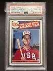 1985 Topps #401 Mark McGwire USA Baseball RC Rookie Card PSA 8 NM-MT