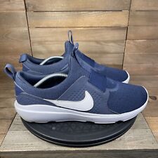 Nike Ease Slip Comfort Sneakers Mens Size 10 Blue Slip On Shoes