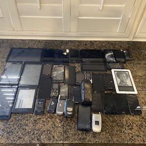 New ListingLot  Of 36 mixed phones, Motorola, Nokia Lg Ipad Kindle Electronics Parts Only