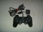 Official OEM Sony Playstation 2 PS2 Dual Shock Controller Black SCPH-10010