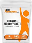 BulkSupplements Creatine Monohydrate (Micronized) Powder 500g - 5g Per Serving