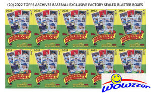 (20) 2022 Topps Archives Baseball EXCLUSIVE Sealed Blaster Box-1988 BIG FOIL!