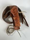 Vintage 38 / 357 Caliber Western Cowboy Leather Gun Holster & Belt - Size 46