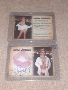 Jenna Jameson Autograph Signed Kiss Print Card Collectors Expo Model #73