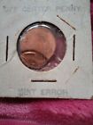 Off Center Penny Mint Error Uncirculated