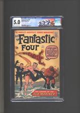 Fantastic Four #4 CGC 5.0 1st Silver Age App Of The Sub-Mariner 1962